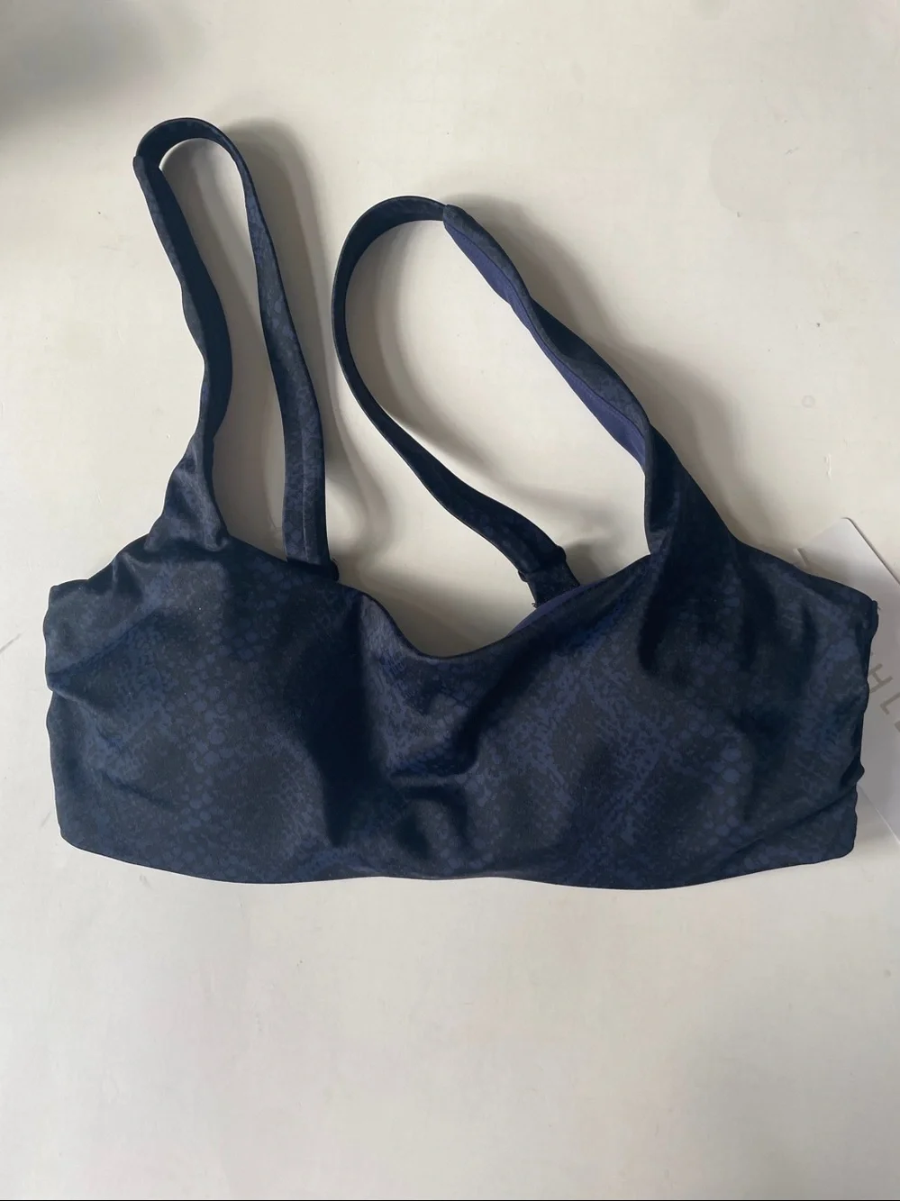 Athleta Snake Bikini Top Bra 32 b/c